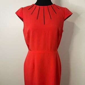 Adrianna Papell Orange Coral Women's Dress